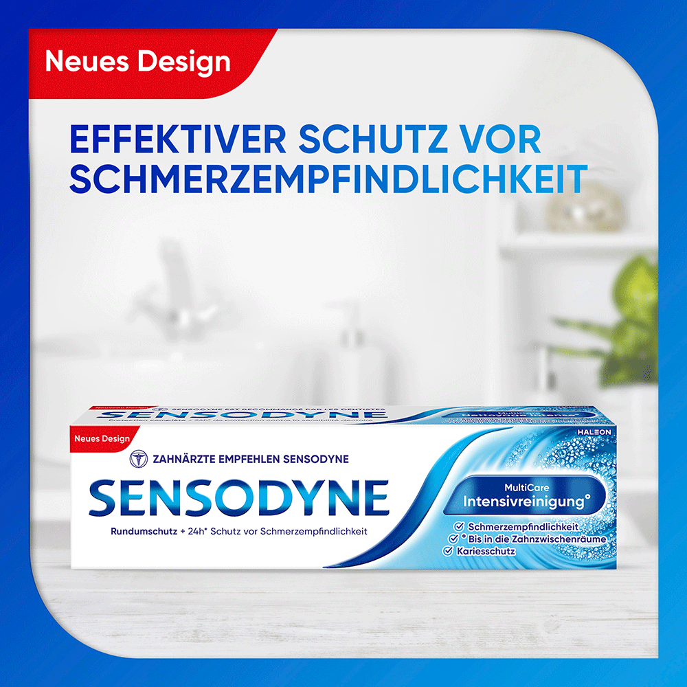 Bild: SENSODYNE Zahncreme Multicare Intensivreinigung