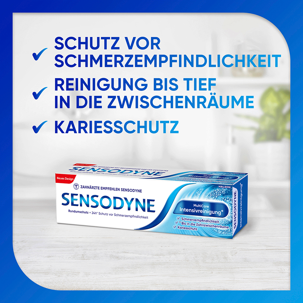 Bild: SENSODYNE Zahncreme Multicare Intensivreinigung