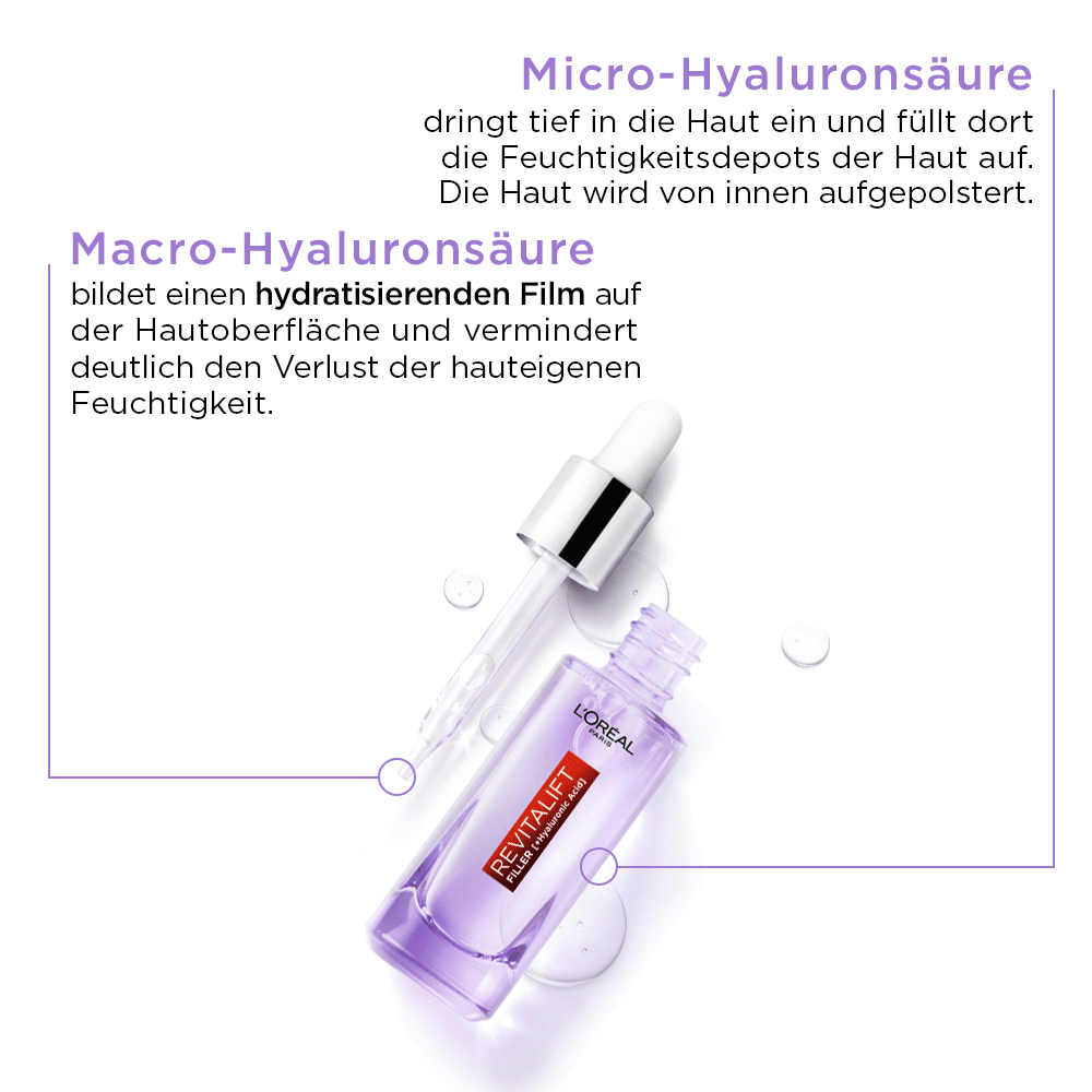 Bild: L'ORÉAL PARIS Revitalift Filler Anti-Falten Serum