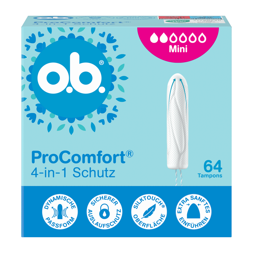 Bild: o.b. ProComfort Tampons Mini 