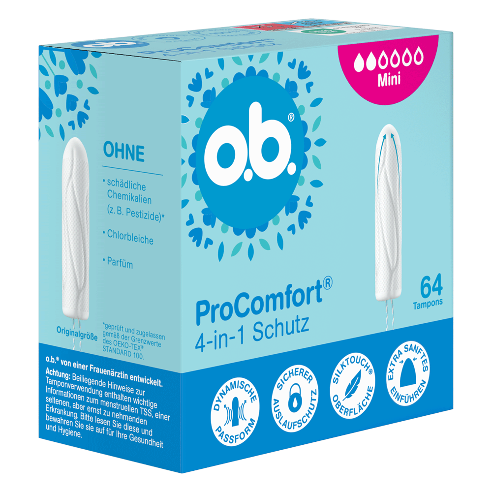 Bild: o.b. ProComfort Tampons Mini 