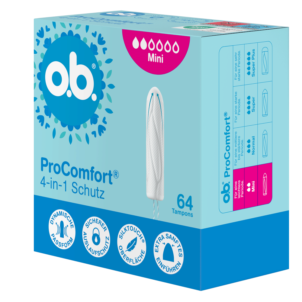 Bild: o.b. ProComfort Tampons Mini 