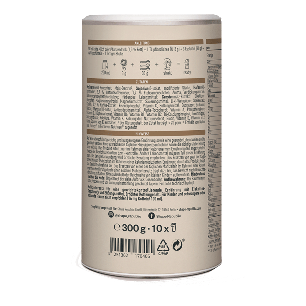 Bild: SHAPE REPUBLIC Slim Shake Iced Caffe Latte