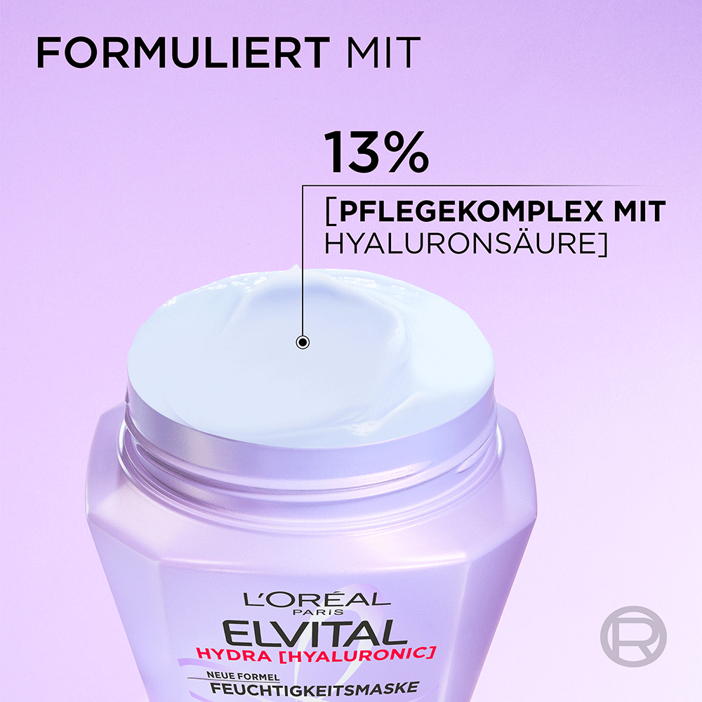 Bild: L'ORÉAL PARIS ELVITAL Hydra [Hyaluronic] Feuchtigkeitsmaske 
