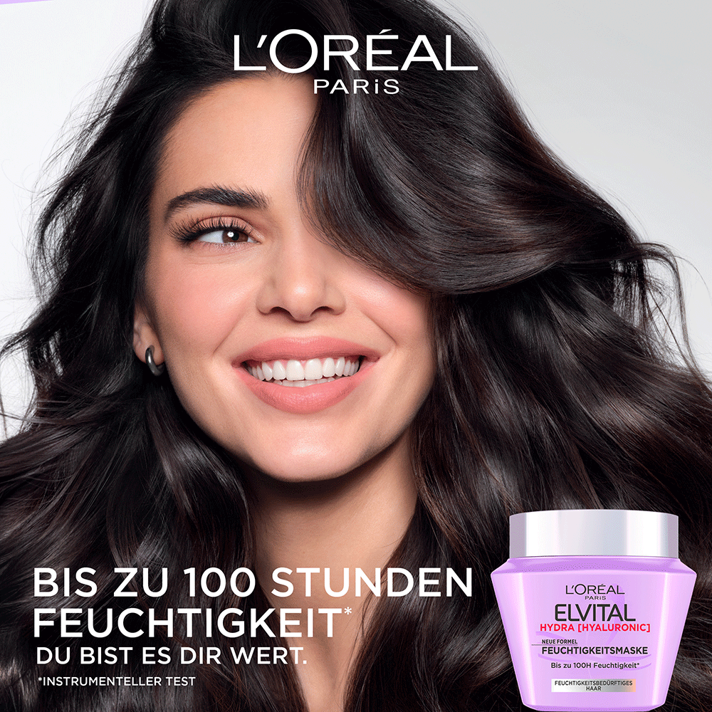 Bild: L'ORÉAL PARIS ELVITAL Hydra [Hyaluronic] Feuchtigkeitsmaske 