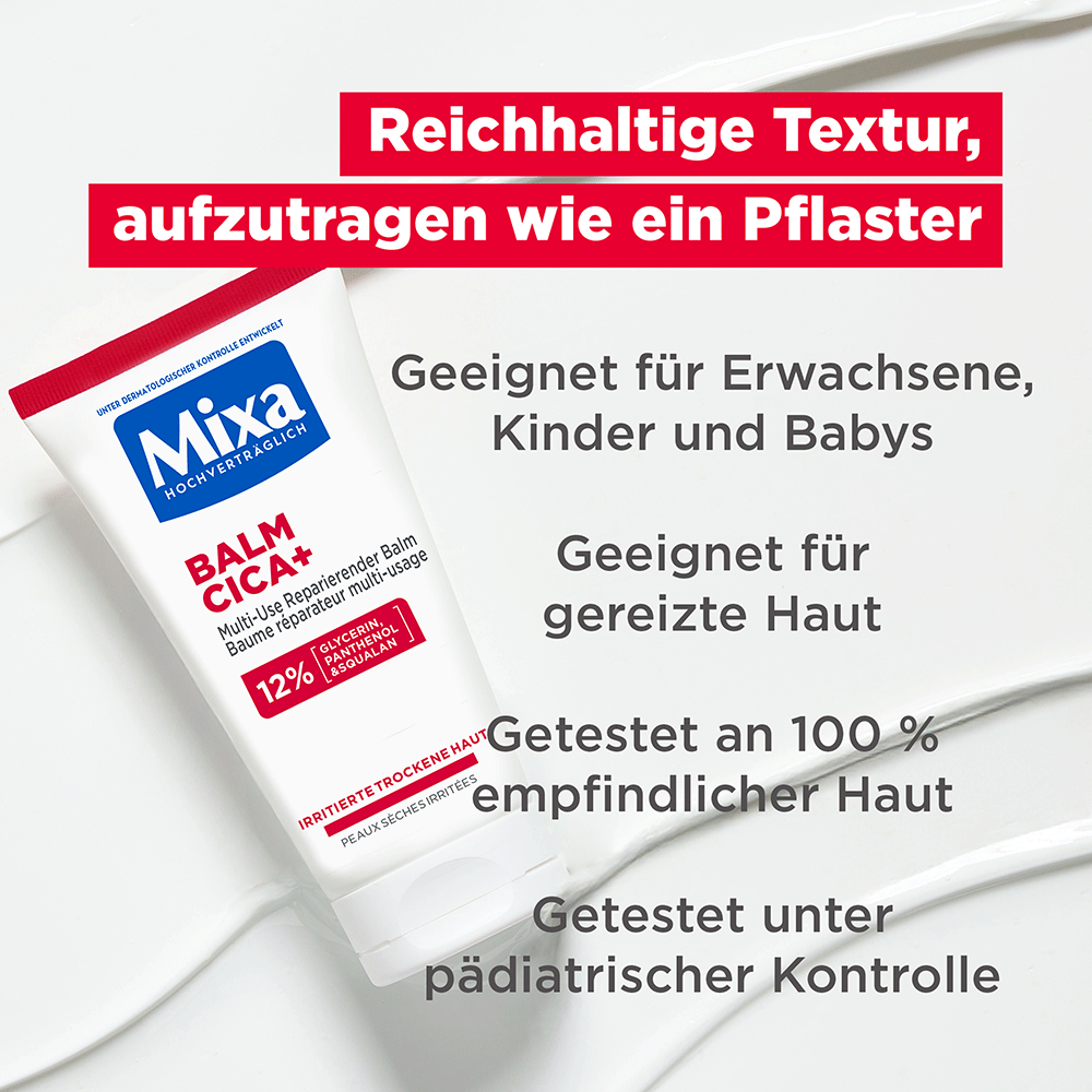 Bild: Mixa Balm Cica+ Multi-Use Reparierender Balm 