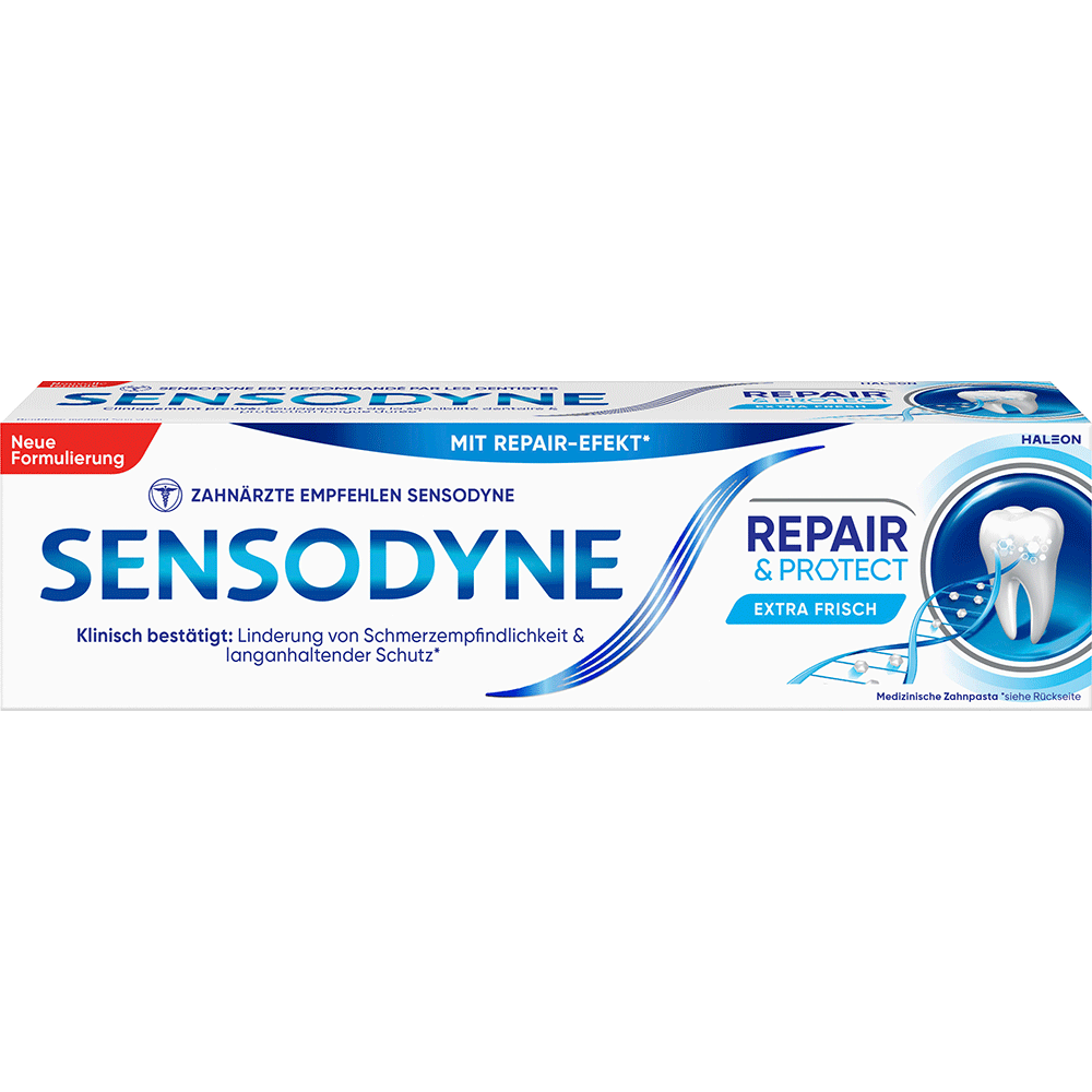 Bild: SENSODYNE Repair & Protect Zahnpasta Extra Frisch 
