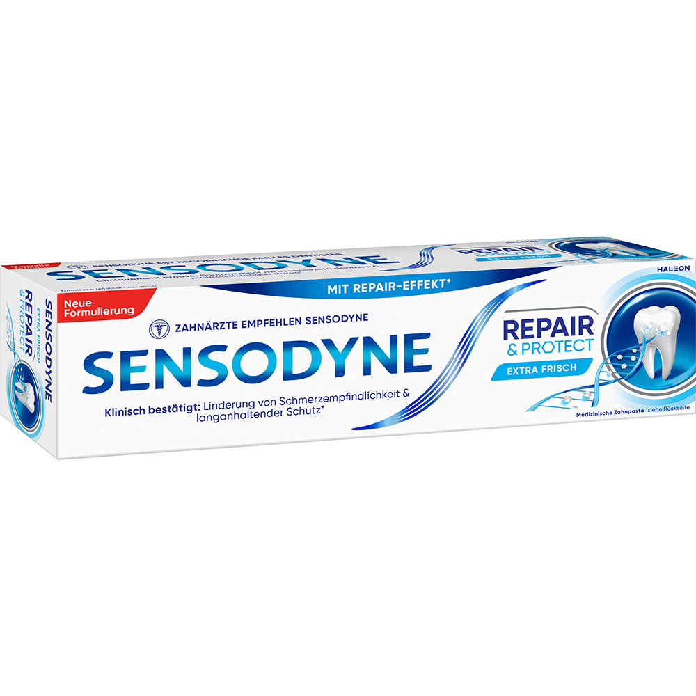 Bild: SENSODYNE Repair & Protect Zahnpasta Extra Frisch 