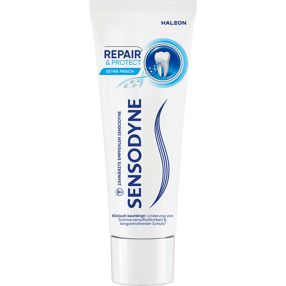 Bild: SENSODYNE Repair & Protect Zahnpasta Extra Frisch 