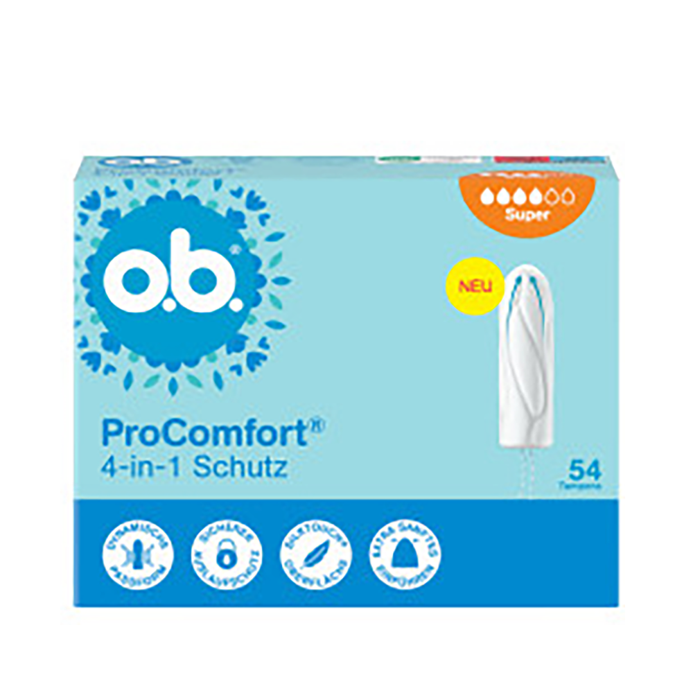 Bild: o.b. ProComfort Tampons Super
