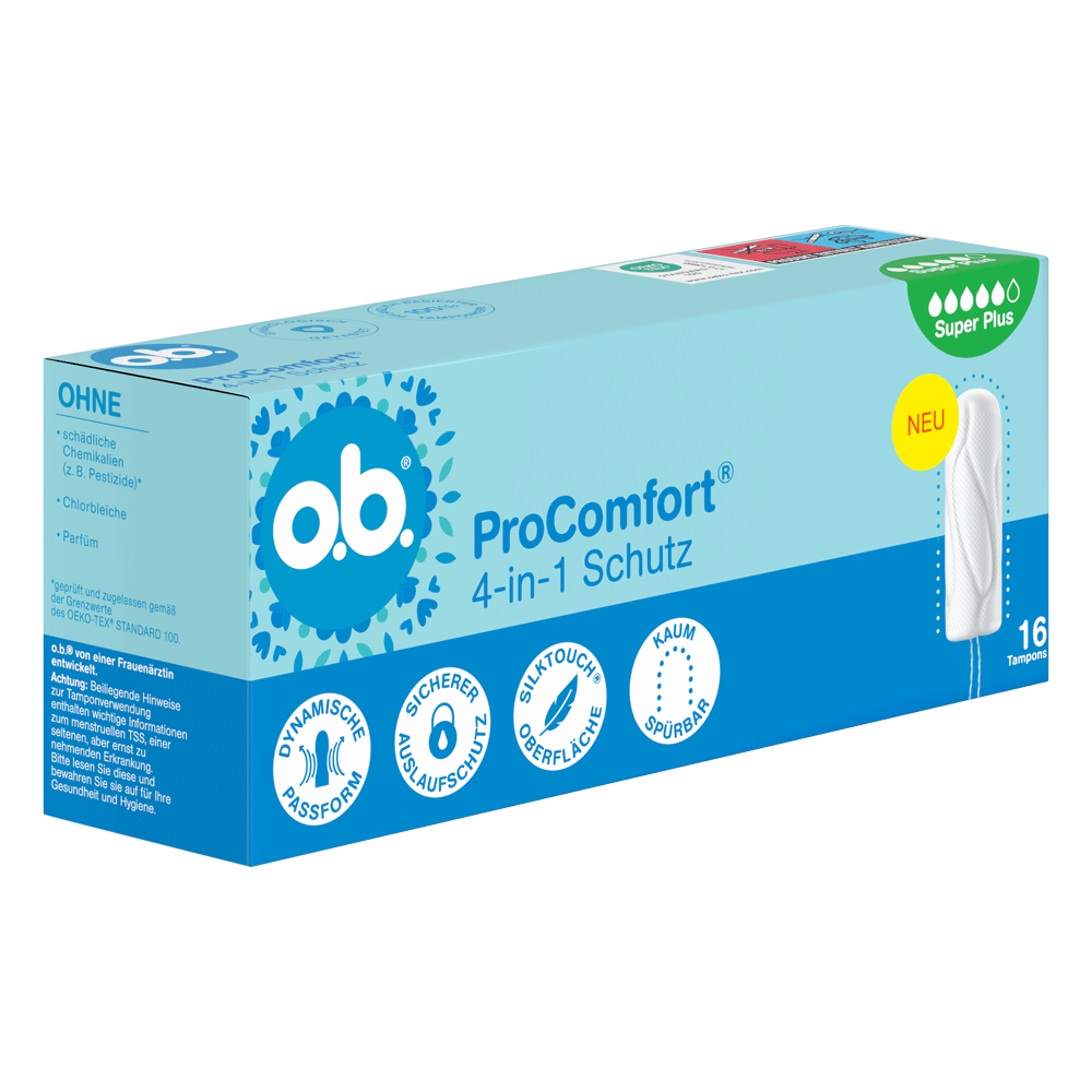 Bild: o.b. ProComfort Tampons Super Plus 
