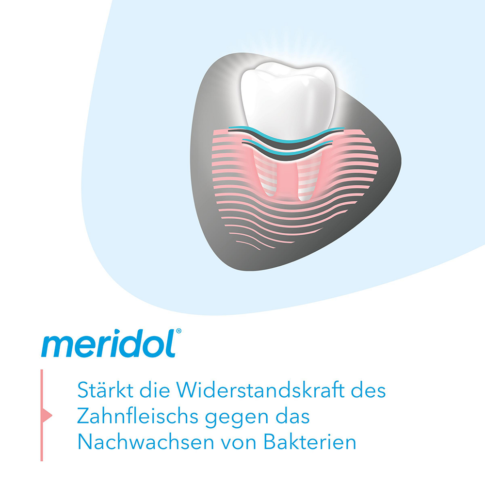 Bild: meridol Zahnpasta Zahnfleischschutz & Sanftes Weiss