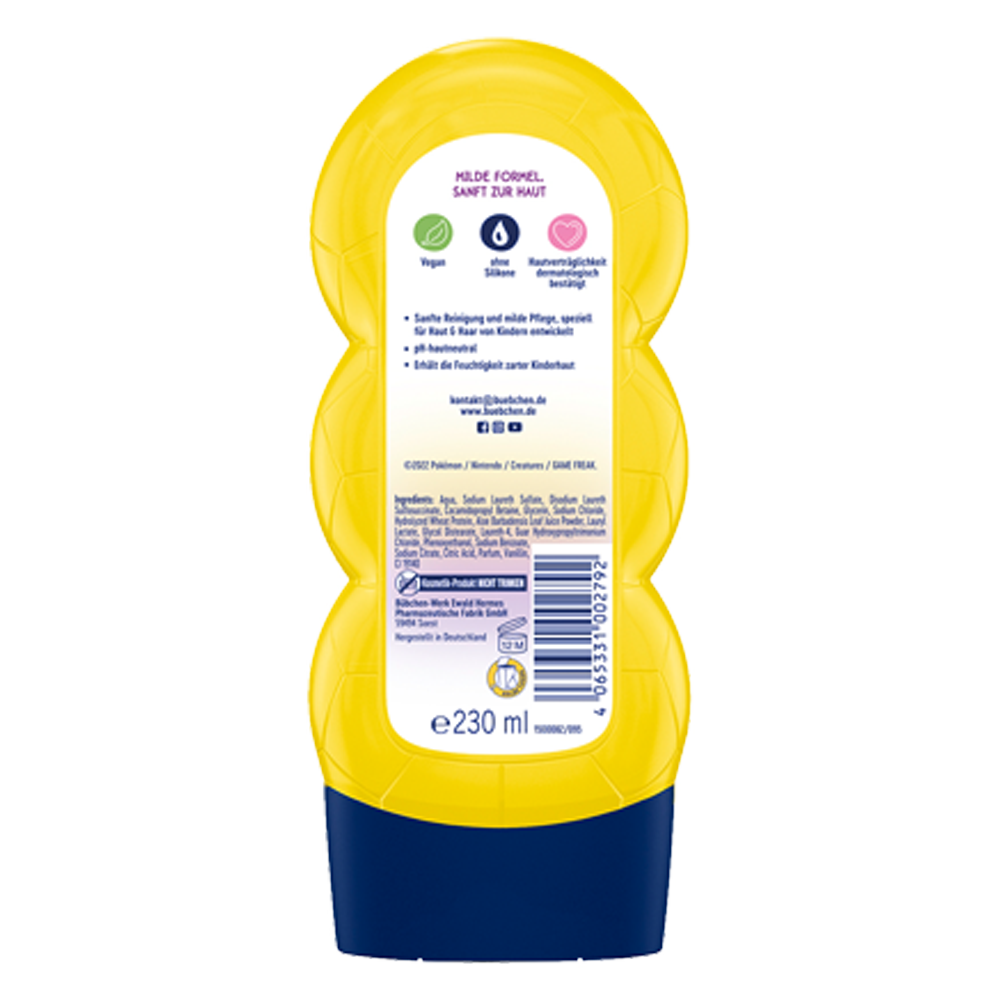 Bild: Bübchen 2in1 Shampoo und Duschgel Pikachu 