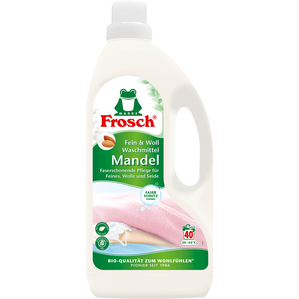 Bild: Frosch Fein & Wollwaschmittel Mandel