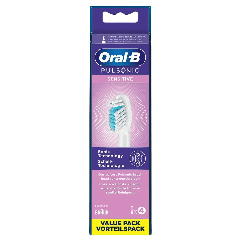 Bild: Oral-B Pulsonic Sensitive Aufsteckbürsten Weiß 