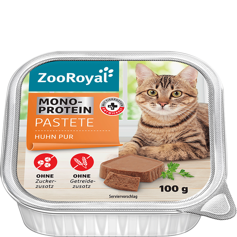 Bild: ZooRoyal Mono-Protein Pastete Huhn Pur