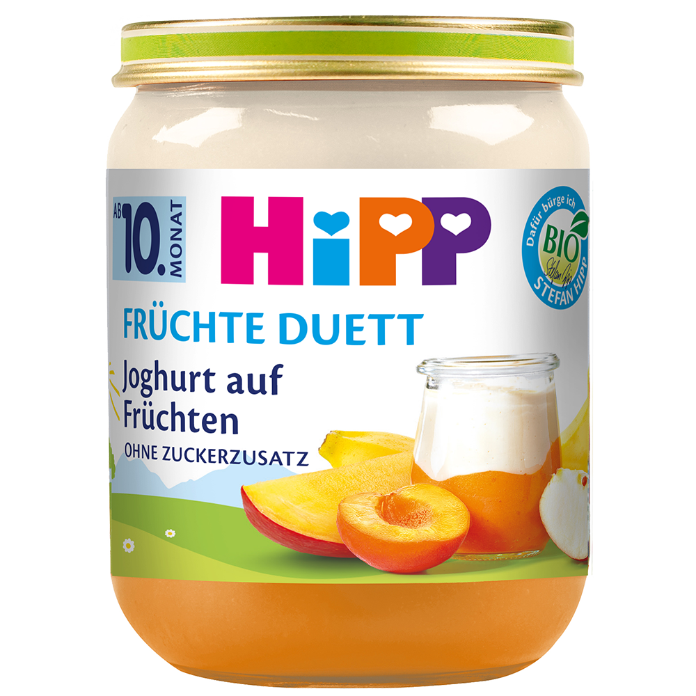 Bild: HiPP Joghurt auf Früchten