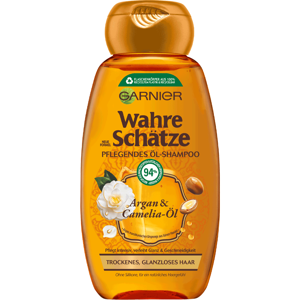 Bild: GARNIER Wahre Schätze Shampoo - Der wunderbare Nährer