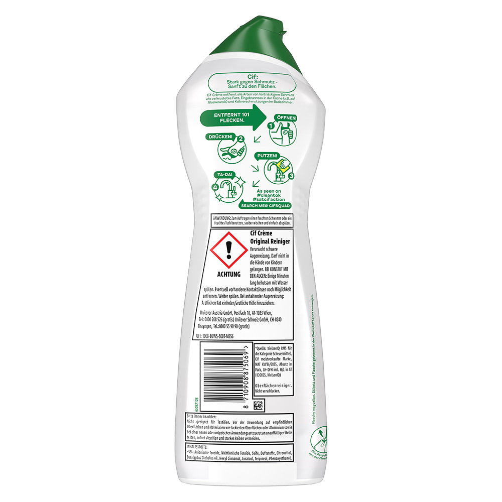 Bild: Cif Scheuermilch Crème Original 