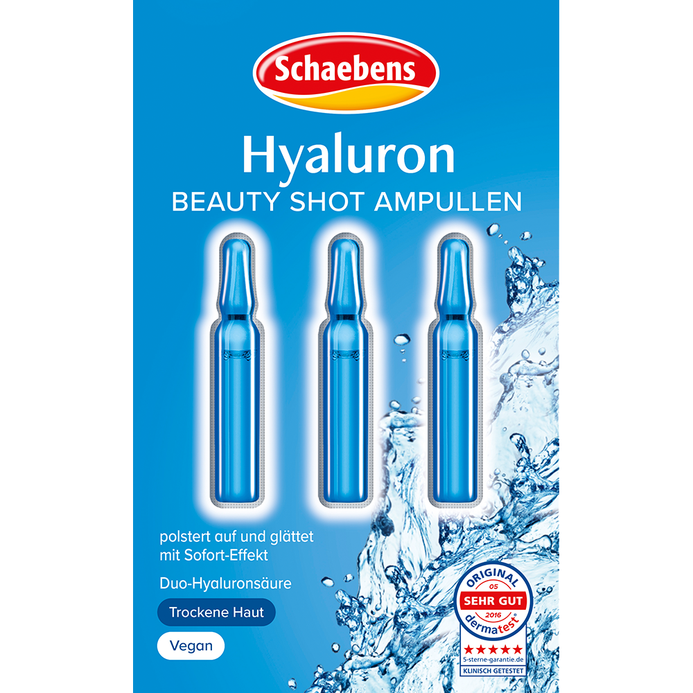 Bild: Schaebens Hyaluron Beauty Shot Ampullen
