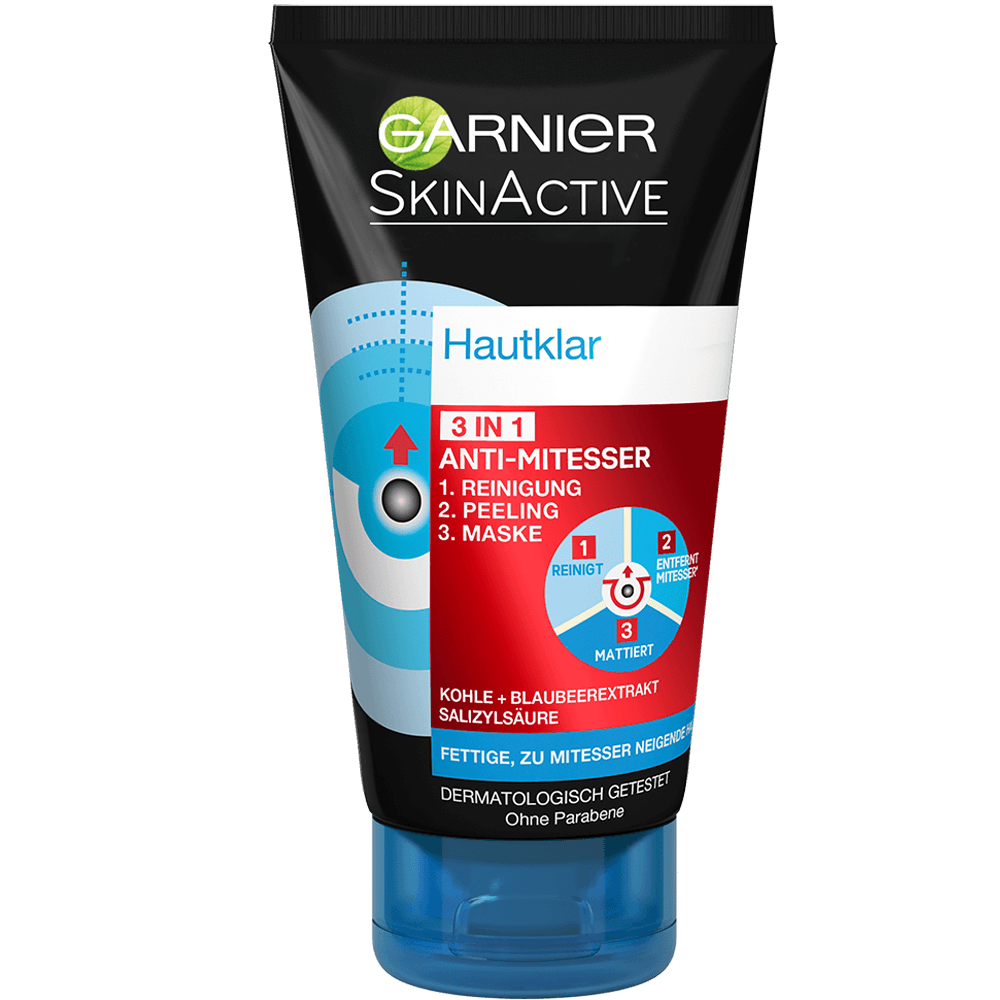 Bild: GARNIER SKIN ACTIVE Hautklar 3in1 Anti-Mitesser 