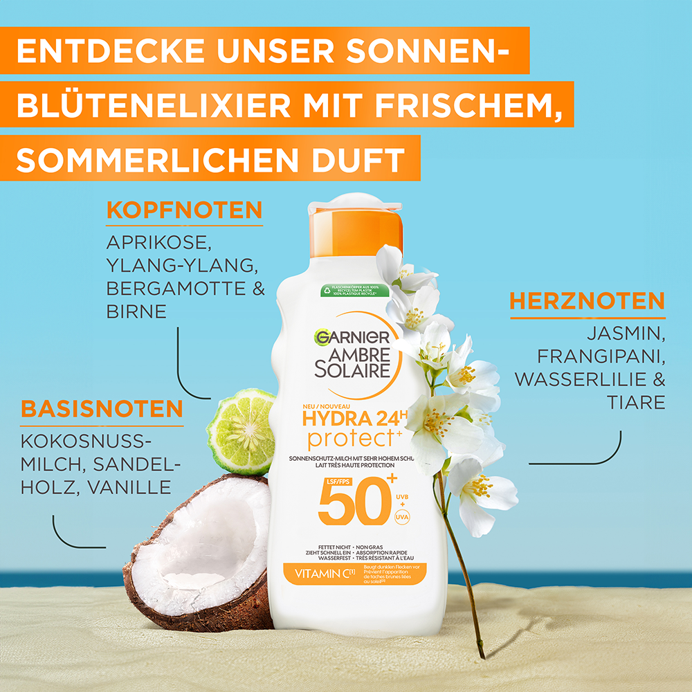 Bild: GARNIER AMBRE SOLAIRE Hydra Protect+ 24h LSF 50+