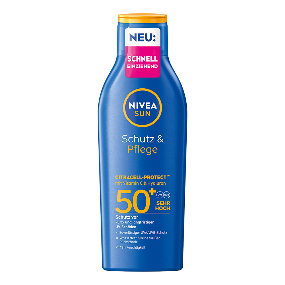 Bild: NIVEA Sun Sonnencreme LSF 50 