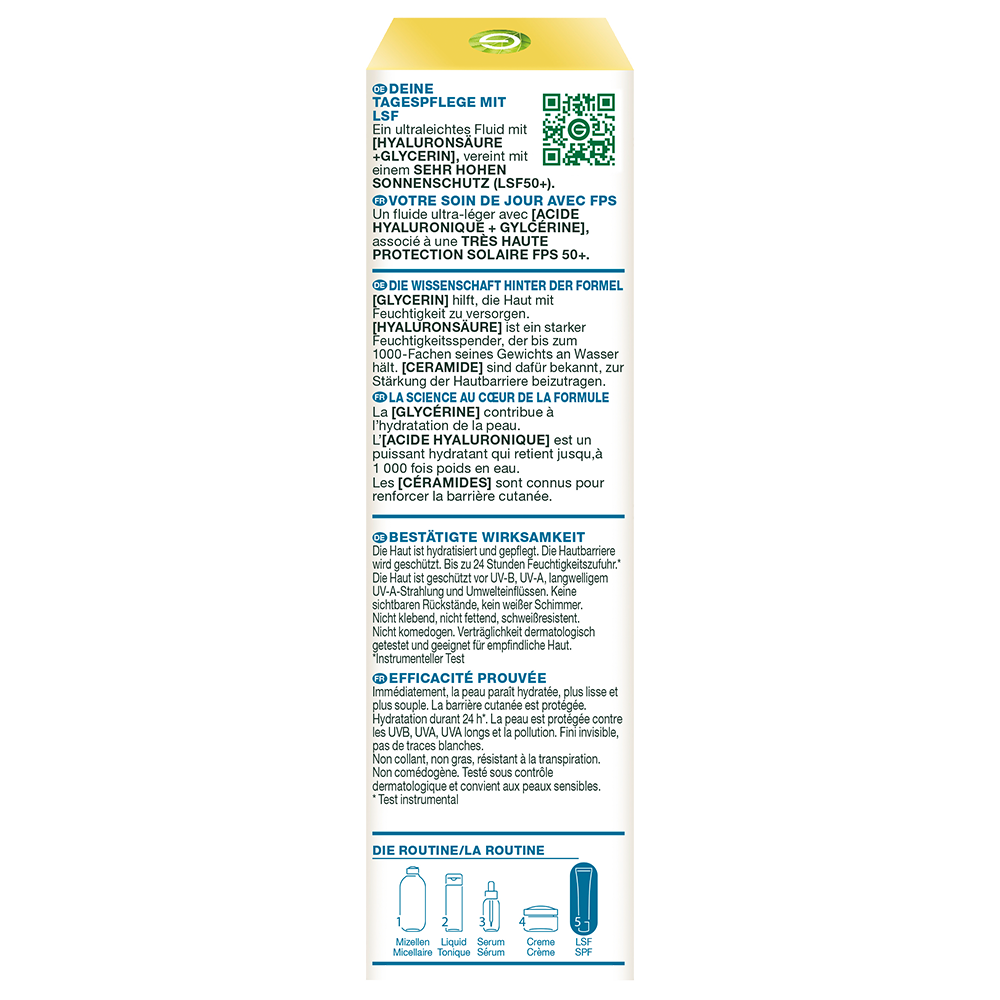 Bild: GARNIER Hyaluron Barrier Protect Daily UV Fluid LSF50+