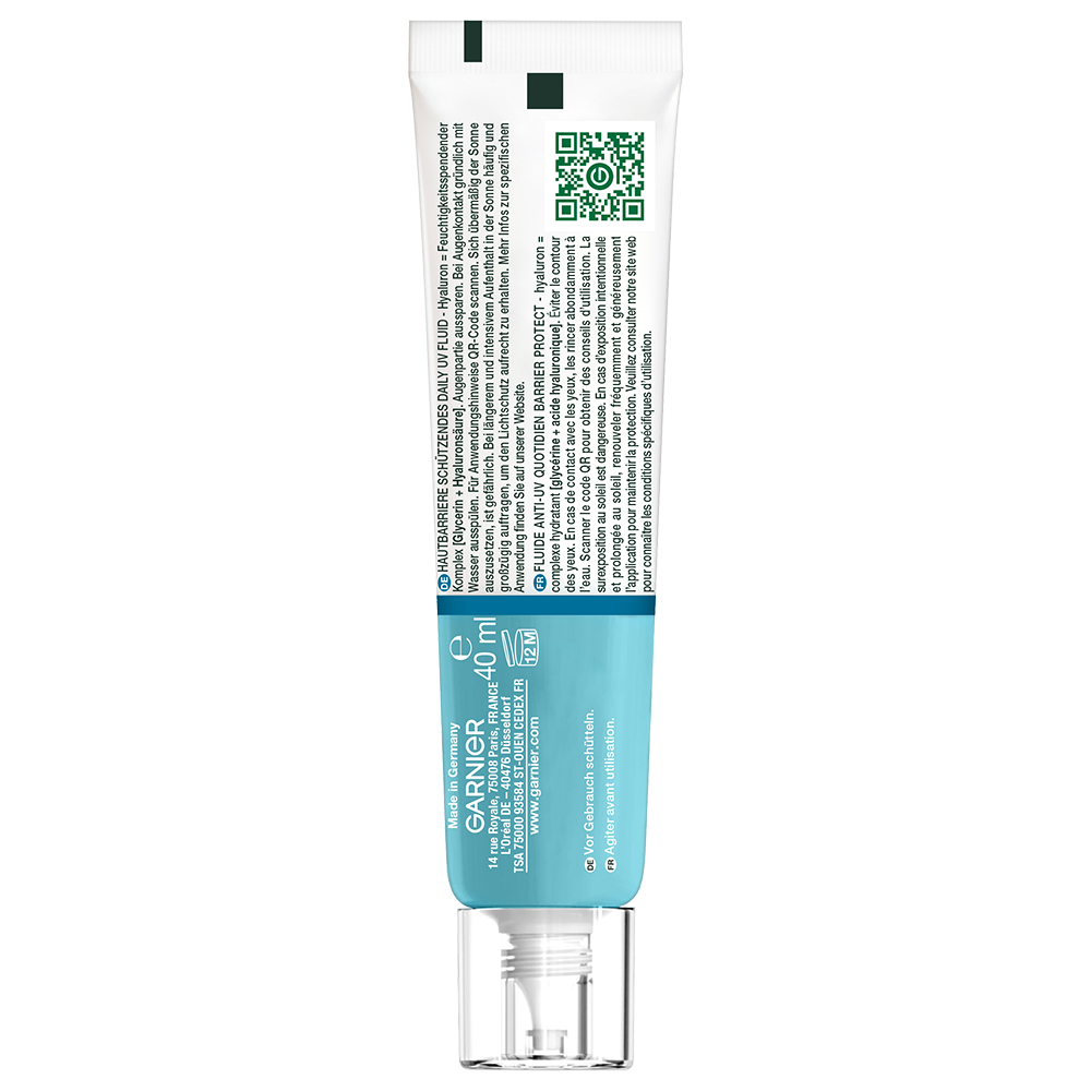 Bild: GARNIER Hyaluron Barrier Protect Daily UV Fluid LSF50+
