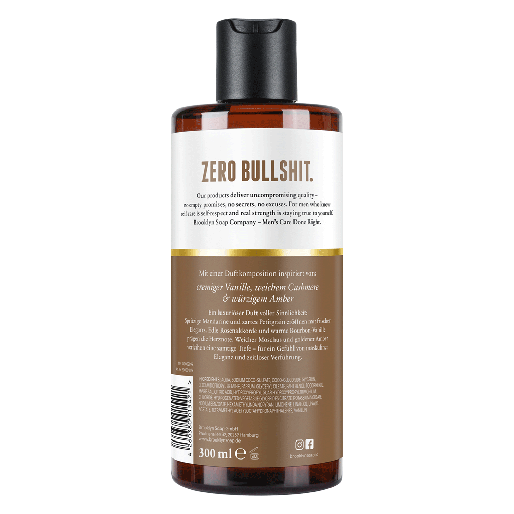 Bild: Brooklyn Soap Company Bodywash Dark Vanilla & Cashmere 