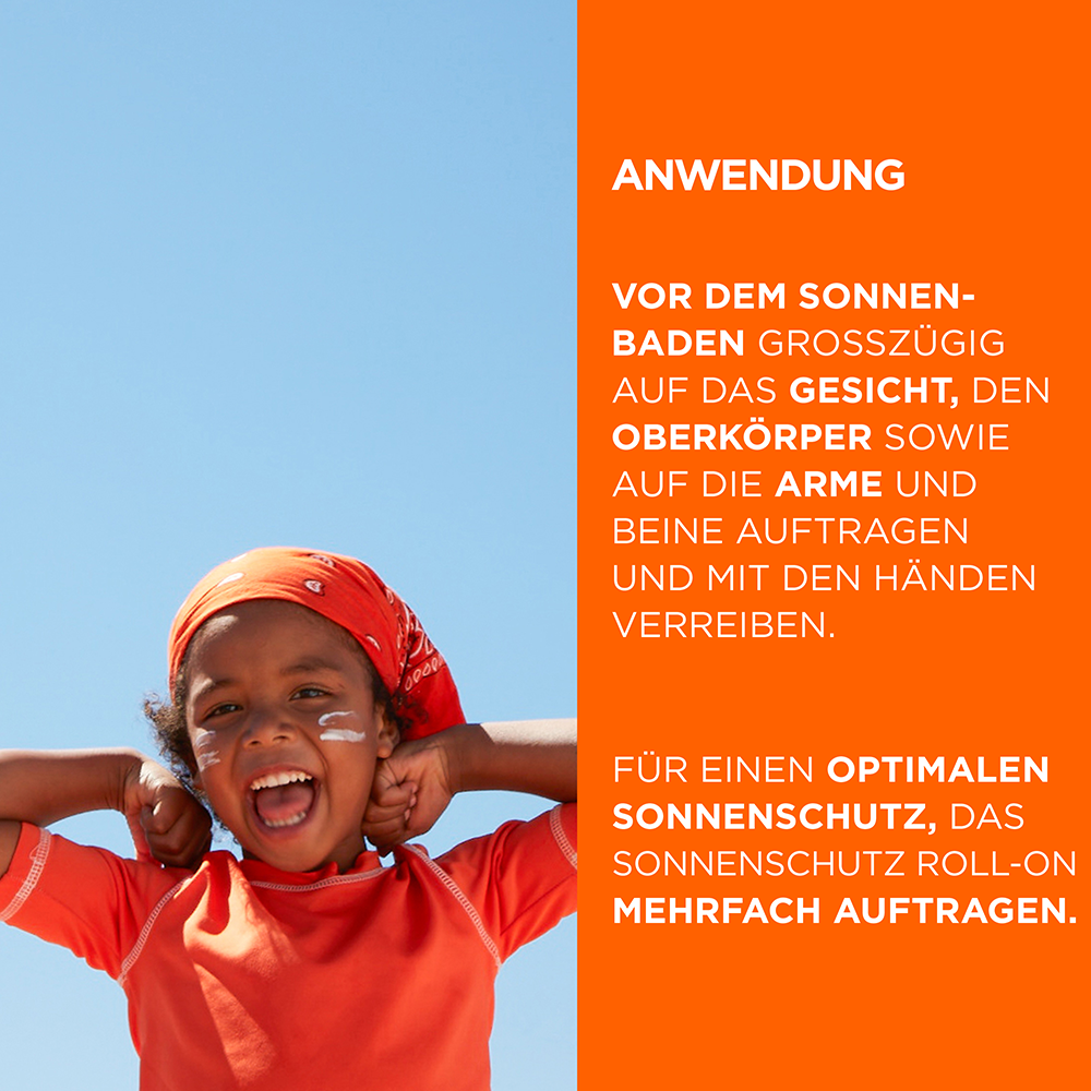 Bild: GARNIER AMBRE SOLAIRE Kids Sensitive expert+ Roll-On LSF 50+