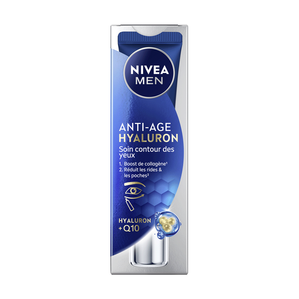 Bild: NIVEA MEN Augenpflege Hyaluron + Q10 