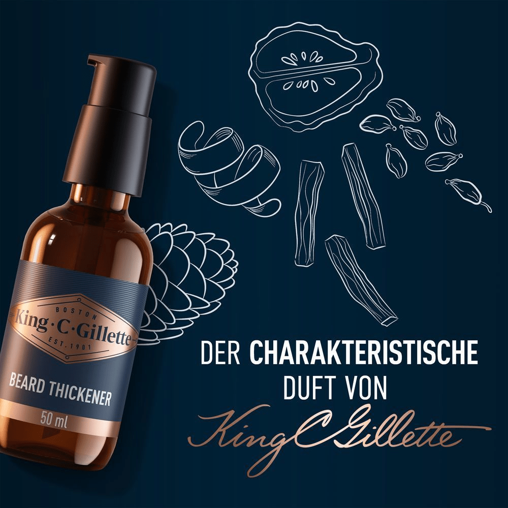 Bild: Gillette King C. Bartvolumen-Serum für Männer