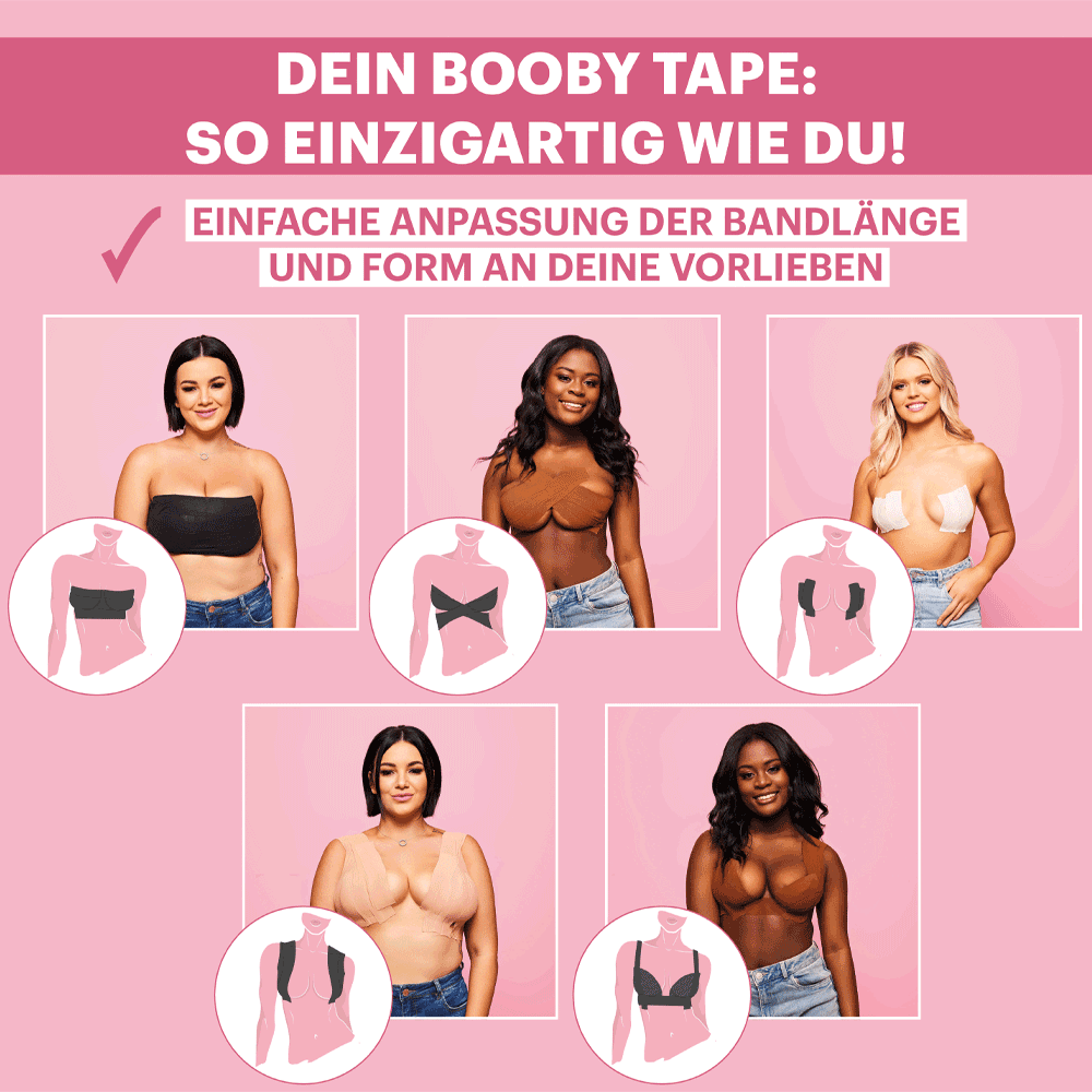 Bild: Booby Tape Nippeltape Schwarz 