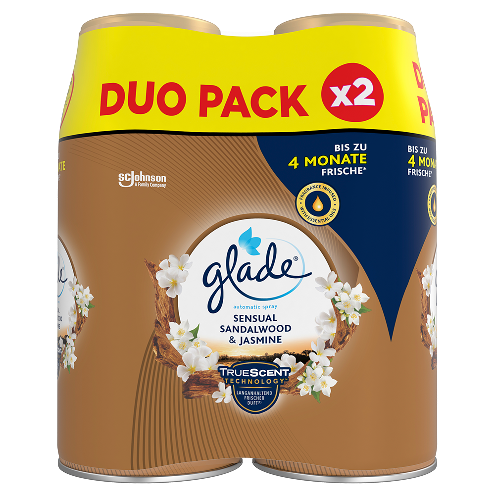 Bild: Glade Automatic Spray NachfüllerSensual Sandalwood & Jasmine Doppelpack