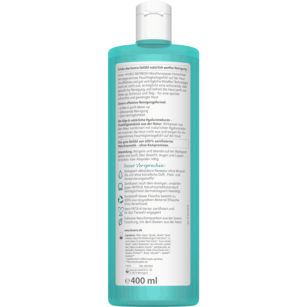 Bild: lavera Mizellenwasser Hydro Refresh