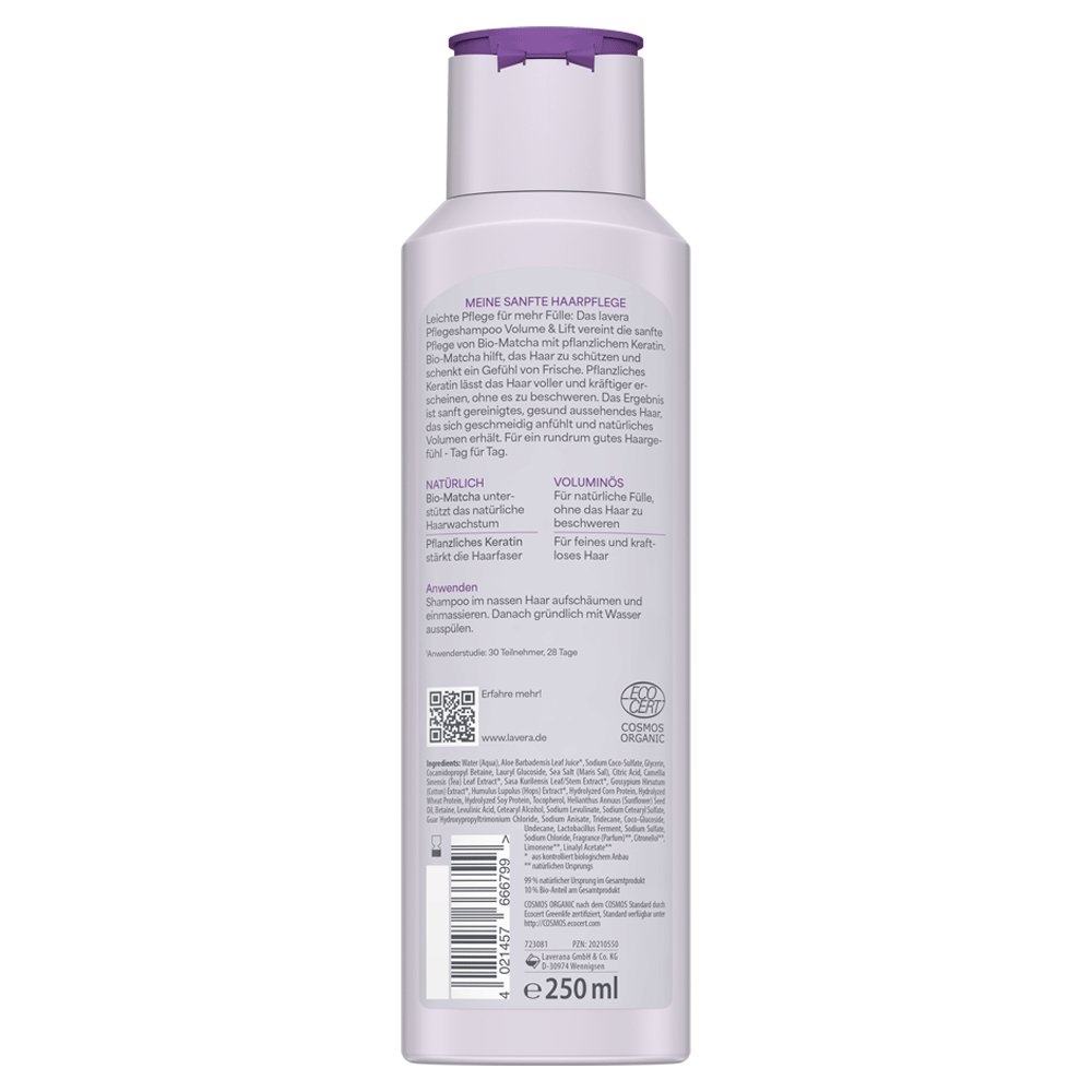 Bild: lavera Pflegeshampoo Volumen & Kraft 