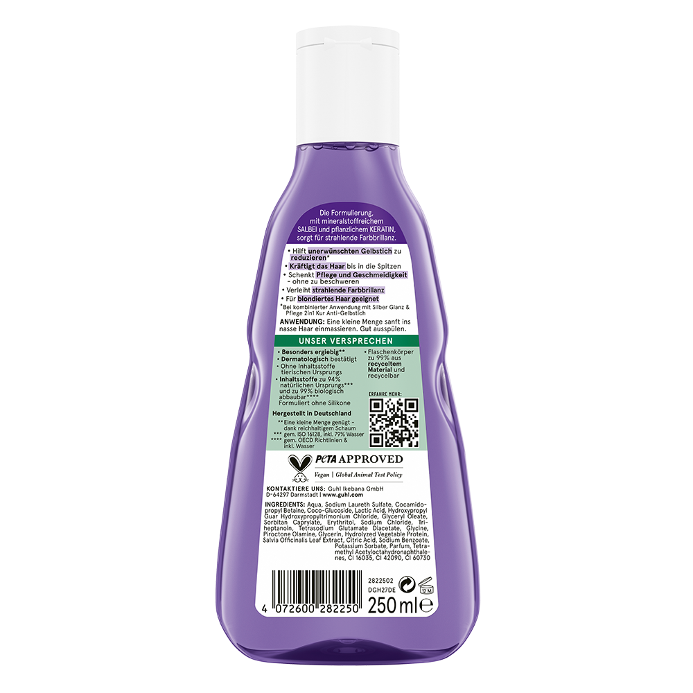 Bild: GUHL Silberglanz & Pflege Shampoo
