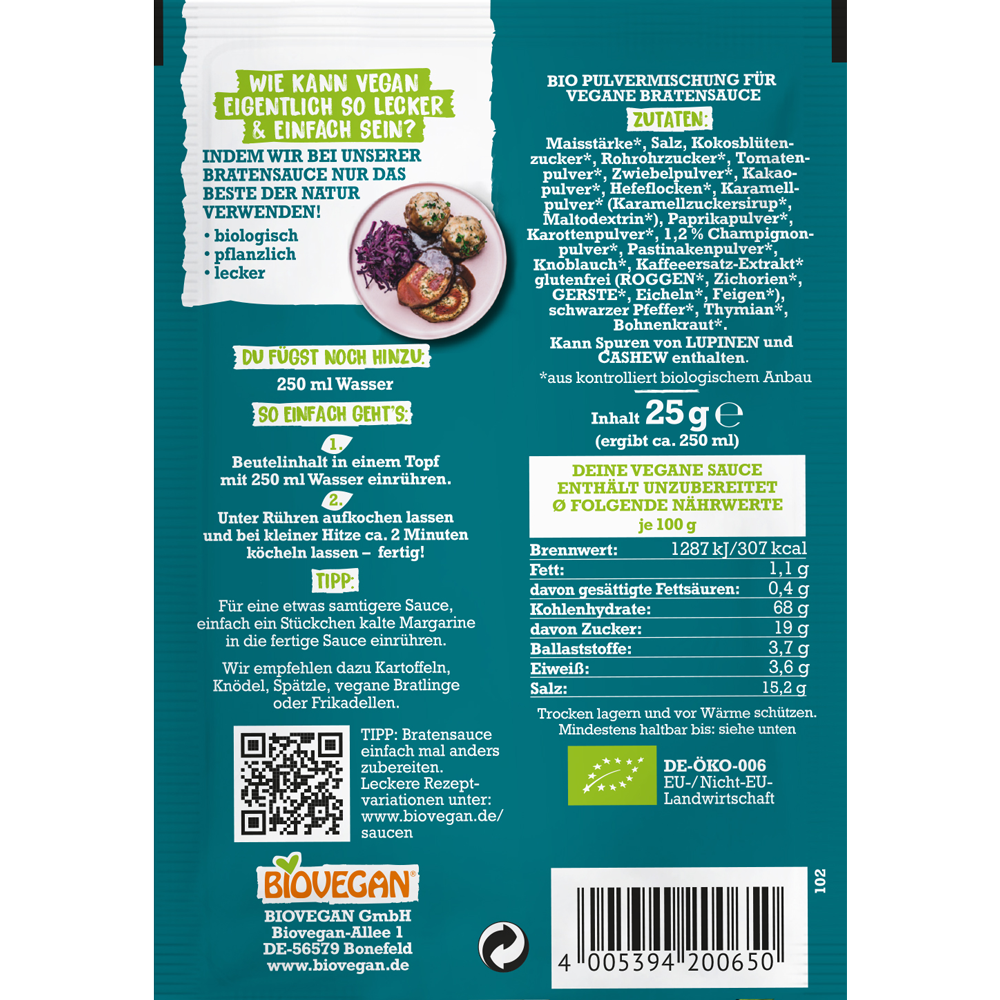 Bild: Biovegan Meine Vegane Bratensauce 
