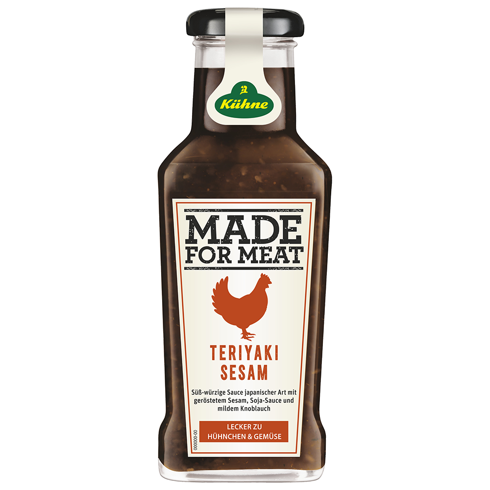 Bild: Kühne Made for Meat Teriyaki Sesam Sauce 