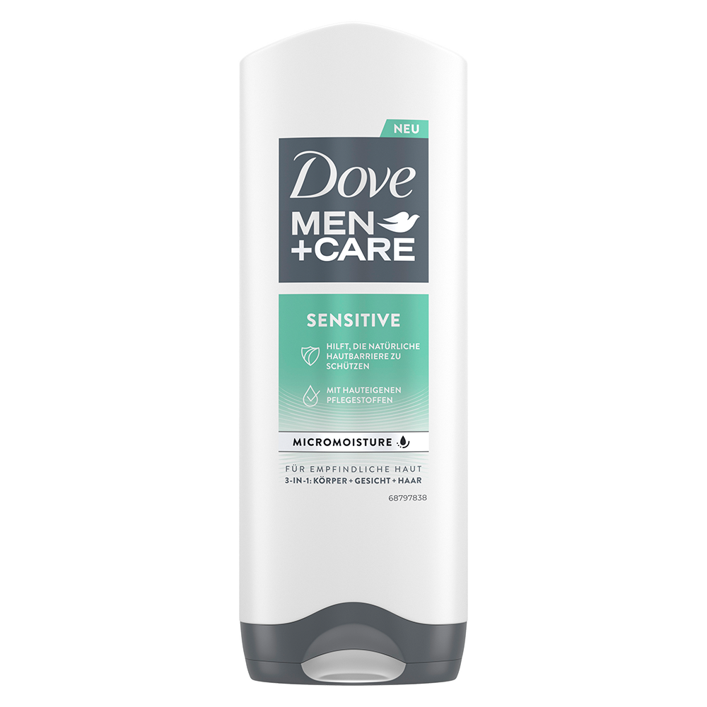 Bild: Dove MEN+CARE 3in1 Körper, Gesicht und Haar Sensitive