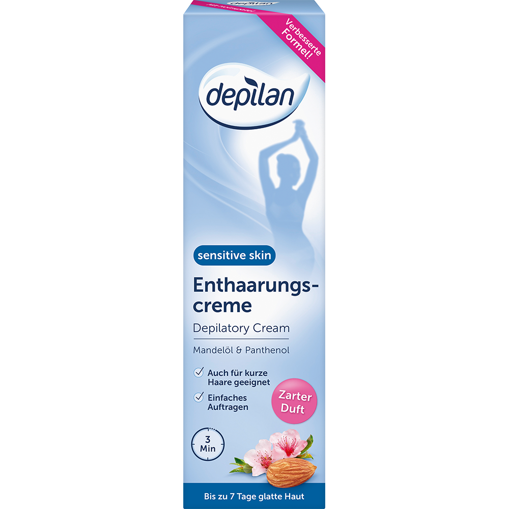 Bild: depilan Sensitive Skin Enthaarungscreme