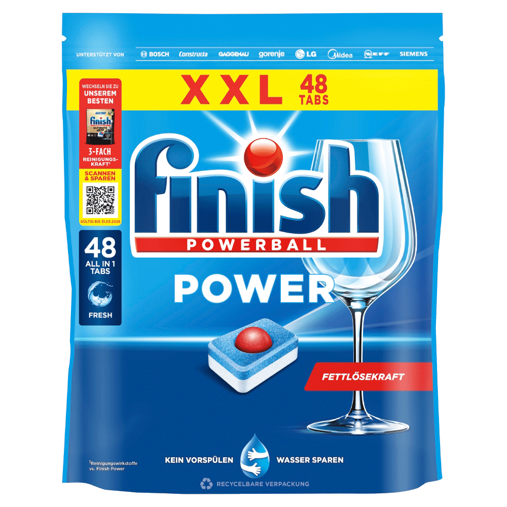 Bild: finish Powerball Power Geschirrspültabs
