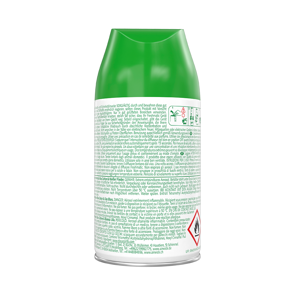 Bild: AIRWICK Automatisches Duftspray Freshmatic Cotton & Weißer Flieder
