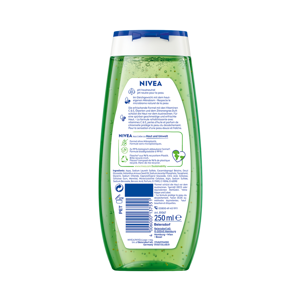 Bild: NIVEA Duschgel Lemongrass & Oil