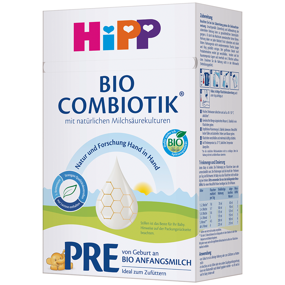 Bild: HiPP Bio Combiotik Pre Anfangsmilch 