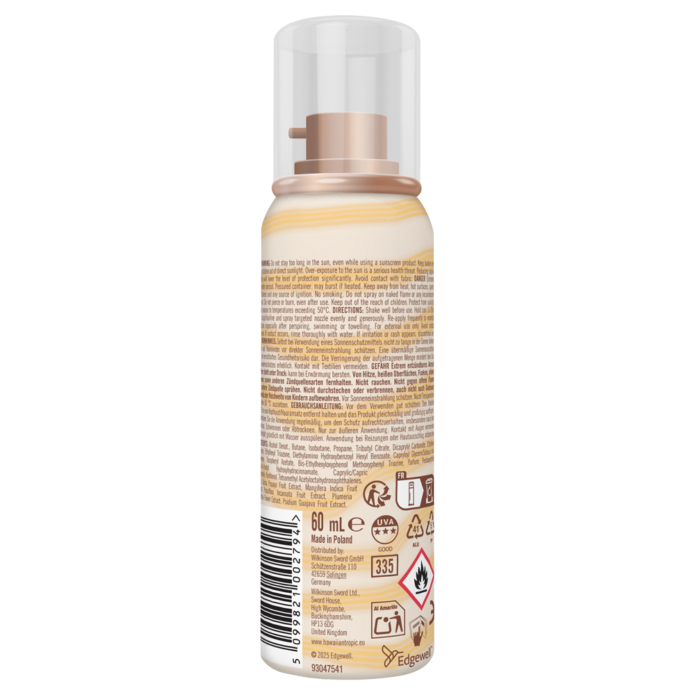 Bild: Hawaiian Tropic Hydrating Protect Kopfhaut Spray LSF 30