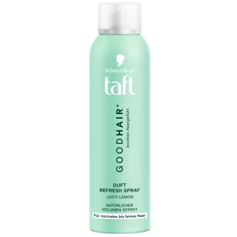 Bild: Schwarzkopf taft Good Hair+ Duft Refresh Spray Juicy Lemon