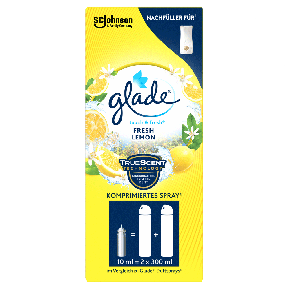 Bild: Glade Touch & Fresh Fresh Lemon Nachfüllung