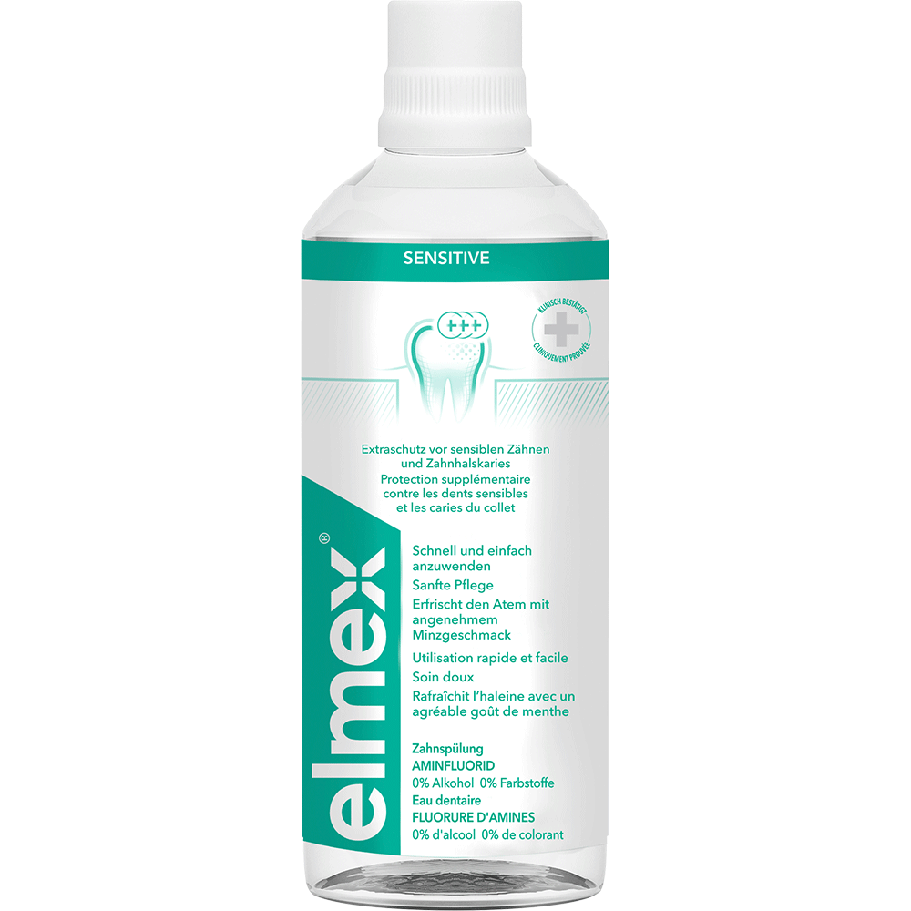 Bild: elmex Sensitive Plus Zahnspülung